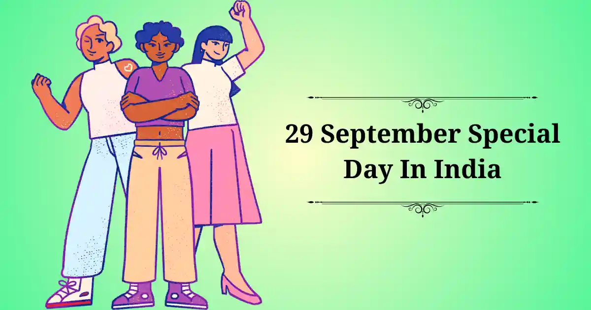29 september special day in india