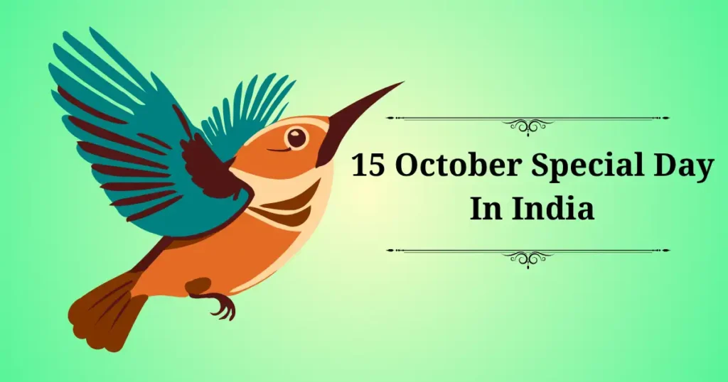 15 october special day in india