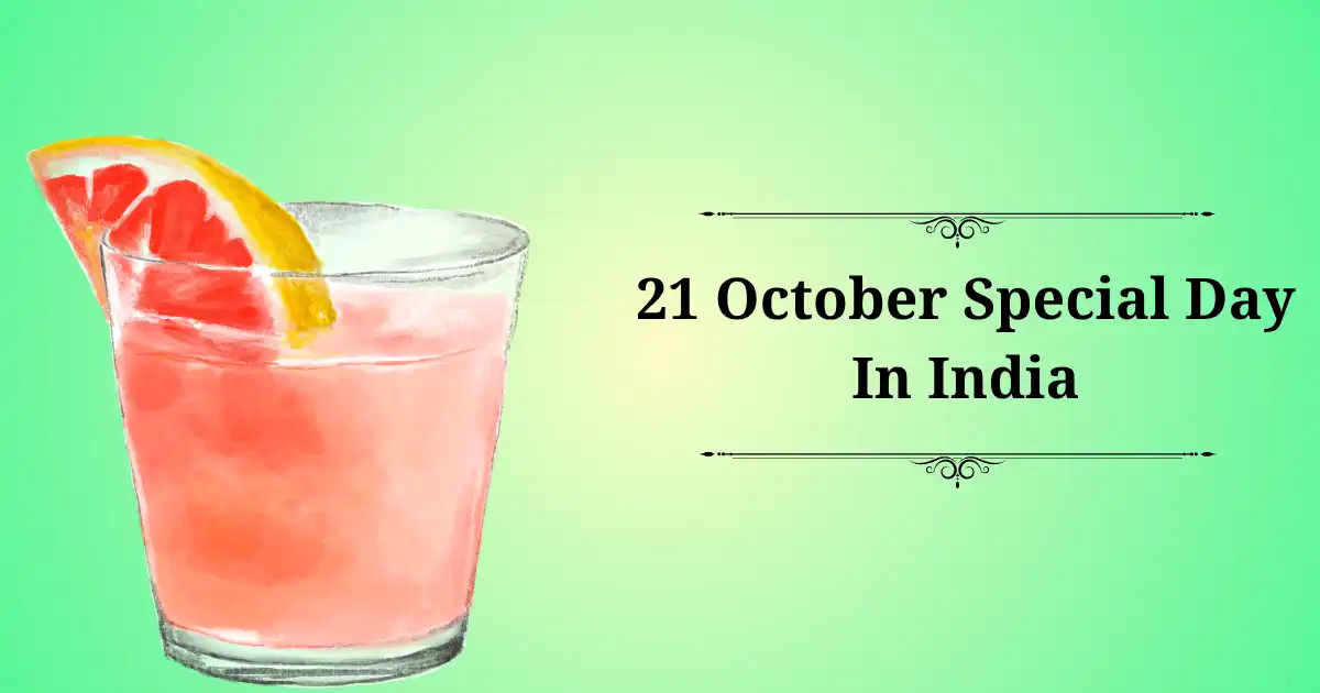 21 october special day in india