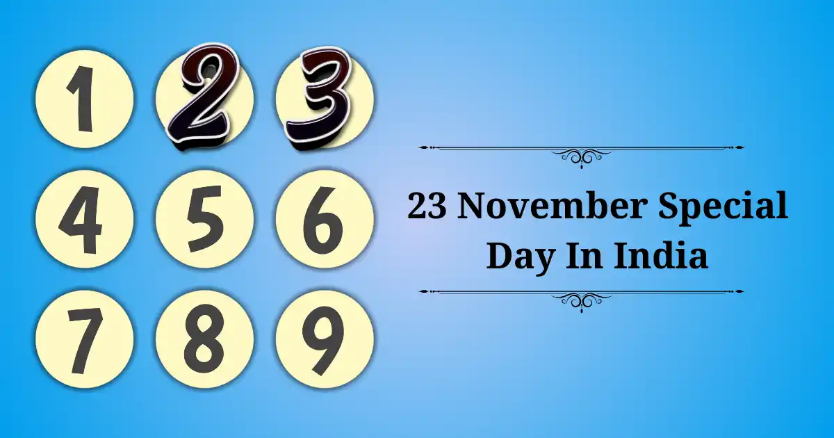 23 november special day in india
