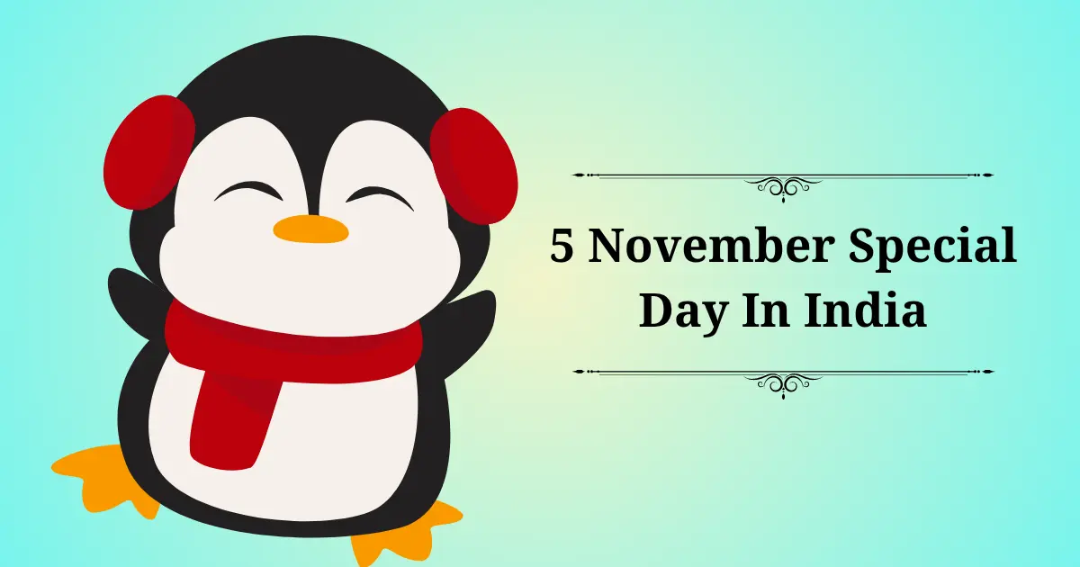 5 november special day in india